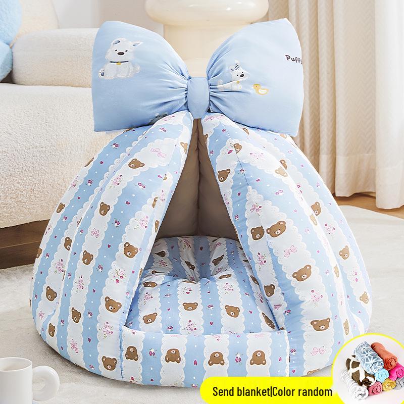 Four Seasons Semi-Closed Pet Tent: Universal Dog & Cat House