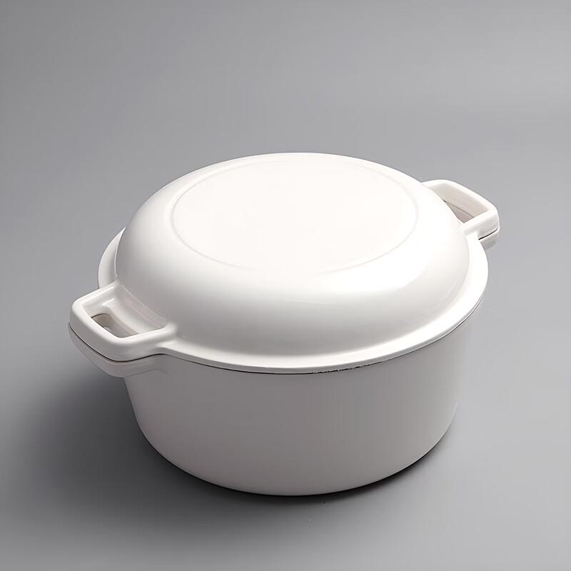Wutuo Cast Iron Enamel Roasting Pan