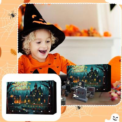 Halloween 3D Resin Decorative Countdown Blind-box 24 Pieces