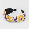 LALA Ethnic Flower Imported Hairband - Yellow