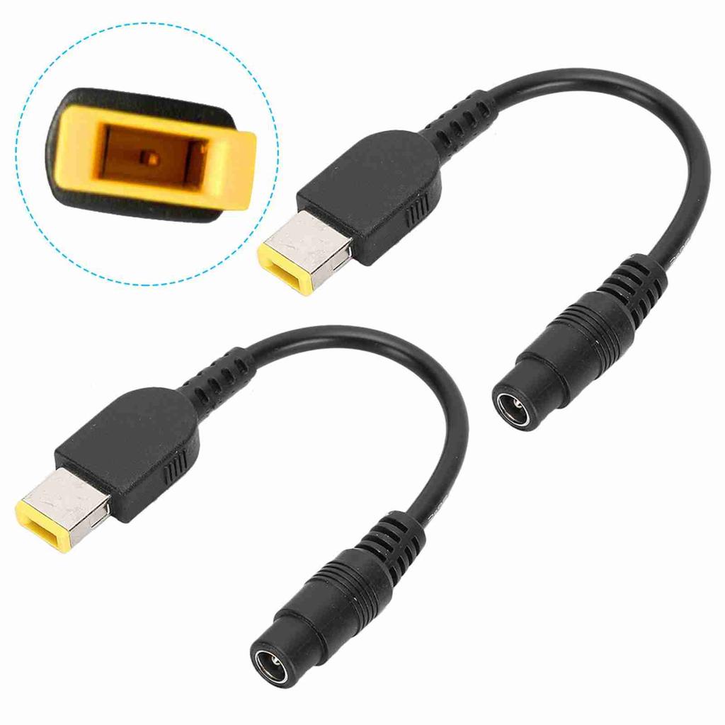 Cabo Conversor de Energia 5.5x2.5mm Fêmea para Quadrado com Pino Adequado para Lenovo ThinkPad X1 Carbon YOGA 13