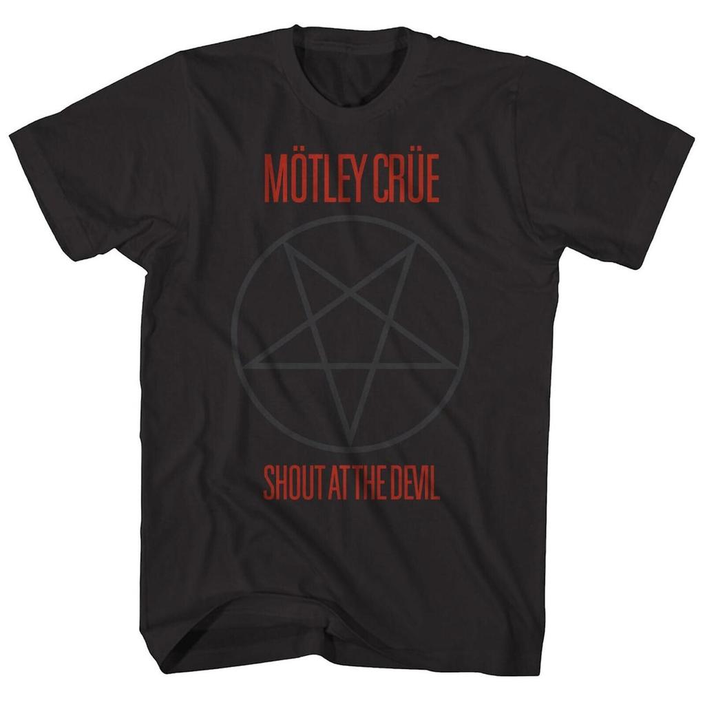 MOTLEY CRUE cd lgo SHOUT AT THE DEVIL PENTAGRAMO Maglietta Ufficiale LRG Nuova feelgood