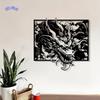 1pc Dragon Metal Wall Art Sculpture, Dynamic Animal Mural for Chinese New Year Mid-Autumn Festival Gift Home Decor