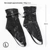 PU Leather Bondage Boot Covers Pointed Toe Leg Restraint BDSM Role Play Slave Boots Adjustable Buckle Strap Adult Sex Toy
