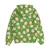 Children Girls And Boys Fashion Jacket Casual Printed Long-sleeved Hooded Cardigan Sweatshirts