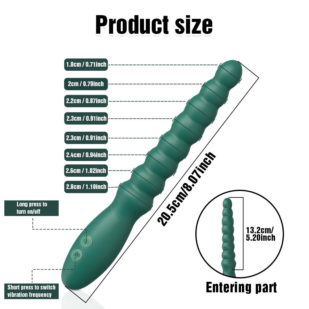 Anal Plug Vibrator Gay Butt Plug Big Dildo Anal Plug Vibrating Penetration Vagina Vibrator Anal Toy Couple Anal Beads Sex Toys