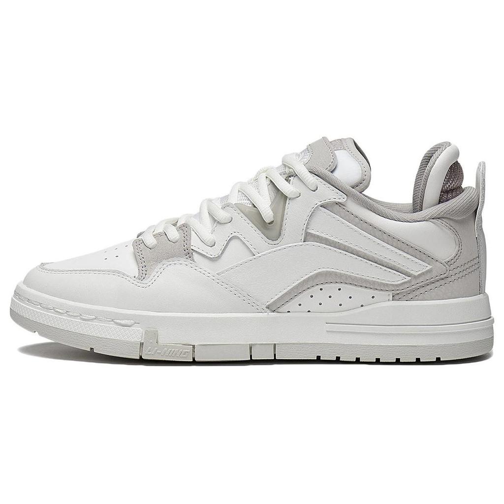 Li Ning Wave PRO Synthetic Leather Slip Resistant Abrasion Resistant Low top Skateboard Shoes Women's AECT026-2