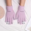 New knitted cartoon gloves plush cold-proof gloves women's winter warm plush thickened student gloves