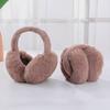Foldable earmuffs to keep warm in winter, men's and women's ear muffs, ear bags, cute students imitation rabbit fur thickened plush