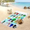 Sprunki song Bedrucktes Schnelltrocknendes Strandtuch Super Saugfähiges Weiches Leichtes Badetuch für Pool Sommerreisen