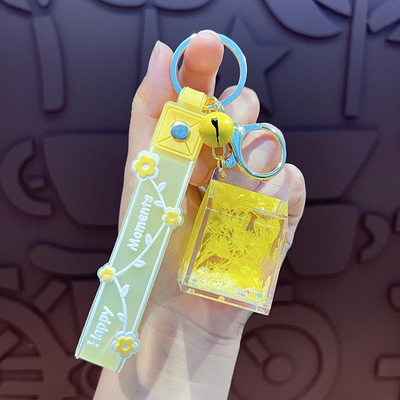 

Брелок с водным растением, заполненный маслом, кулон-песочные часы - Уникальный маленький подарок для женщин Individually Packaged