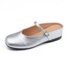 Summer new small thick-soled inner height increase single shoes women wear high-end temperament square head women's shoes 2025 versatile