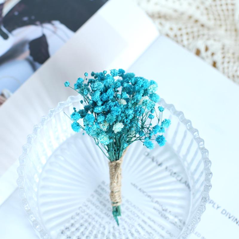 12cm Preserved Flower Boutonniere: Mini Bouquet for Bride, Bridesmaid, Wedding, Gift Box, Party Favor Decoration