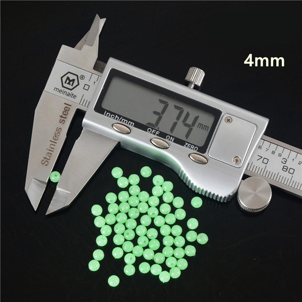 500pcs/lot Luminous Shape Sea Fishing Beads Light Soft Lure Round Floating Float Tackles Accessories Premium Quality 3mm-12mm
