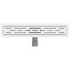 Linear Shower Drain in Silver 50 cm Stainless Steel 304