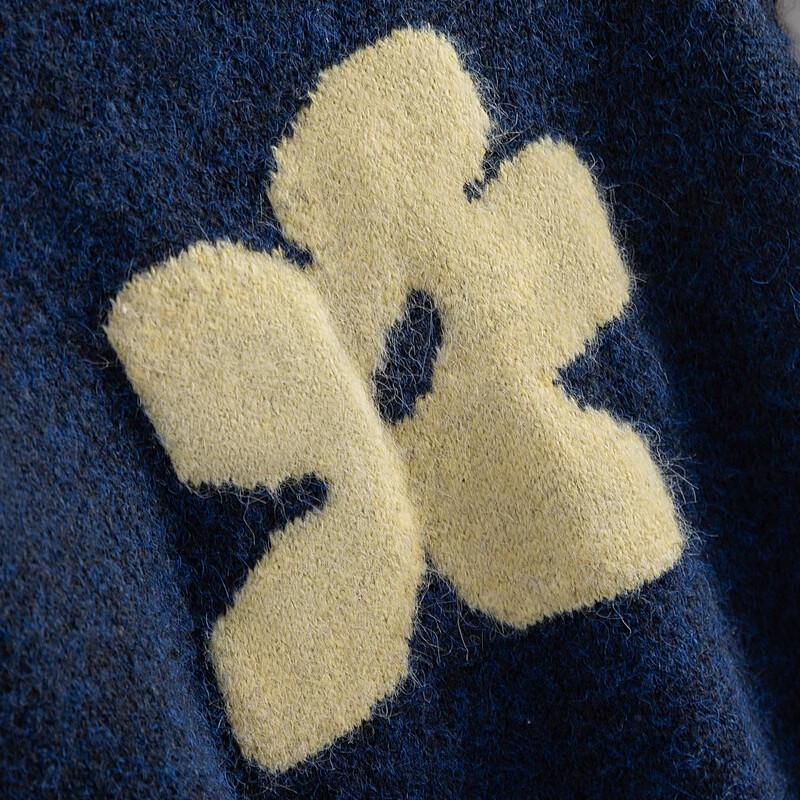 Sibaish Women's Wool Blend Round Neck Knit Vest