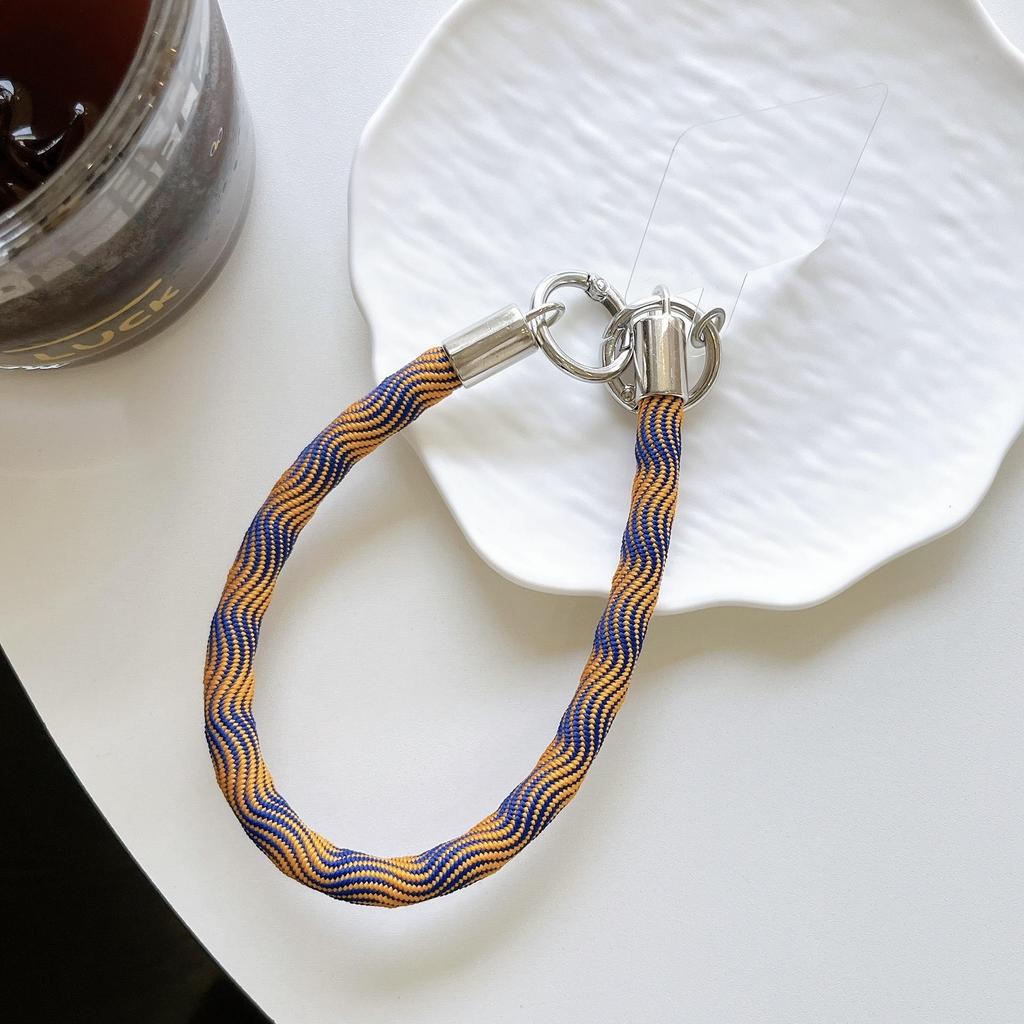 Trendy Water Wave Mesh Bracelet Lanyard & Keychain