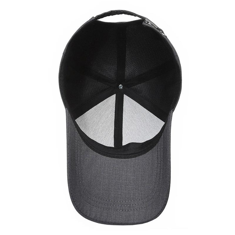 Casquette de Baseball à Long bord pour hommes, casquette de sport de plein air d'âge moyen, casquette de pêche, pare-soleil, printemps-automne
