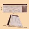 SUPER DREAM Wireless Bluetooth Full Wireless Tablet Keyboard with Smartphone Supports 3 Devices Easy To Includes Numeric Compatible with and English