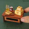 1Set 1:12 Jam Toast Bread Maker Furniture Model Miniature Simulation Home Decor Toy Doll House Accessories