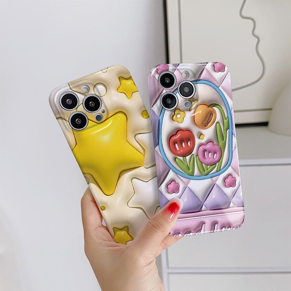 All-inclusive Film Phone Case Cartoon Fashion Design Hard Shell Full Cover Camera Protection Case for Samsung Xiaomi Poco Redmi Infinix Tecno