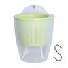Space Saving Hydroponics Plant Pot Plastic Lazy Plant Pot Self Watering Flower Pots  Indoor Use