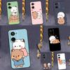 Cute BuBu DuDu Case For Realme 10 Pro Plus 8 9 GT Neo 3 5 2 Pro 3T 2T C21 C30 C31 C33 C35 C55 C25Y C21Y