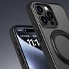 For iPhone 15 Pro Case Compatible with MagSafe PC+TPU Phone Cover Kickstand