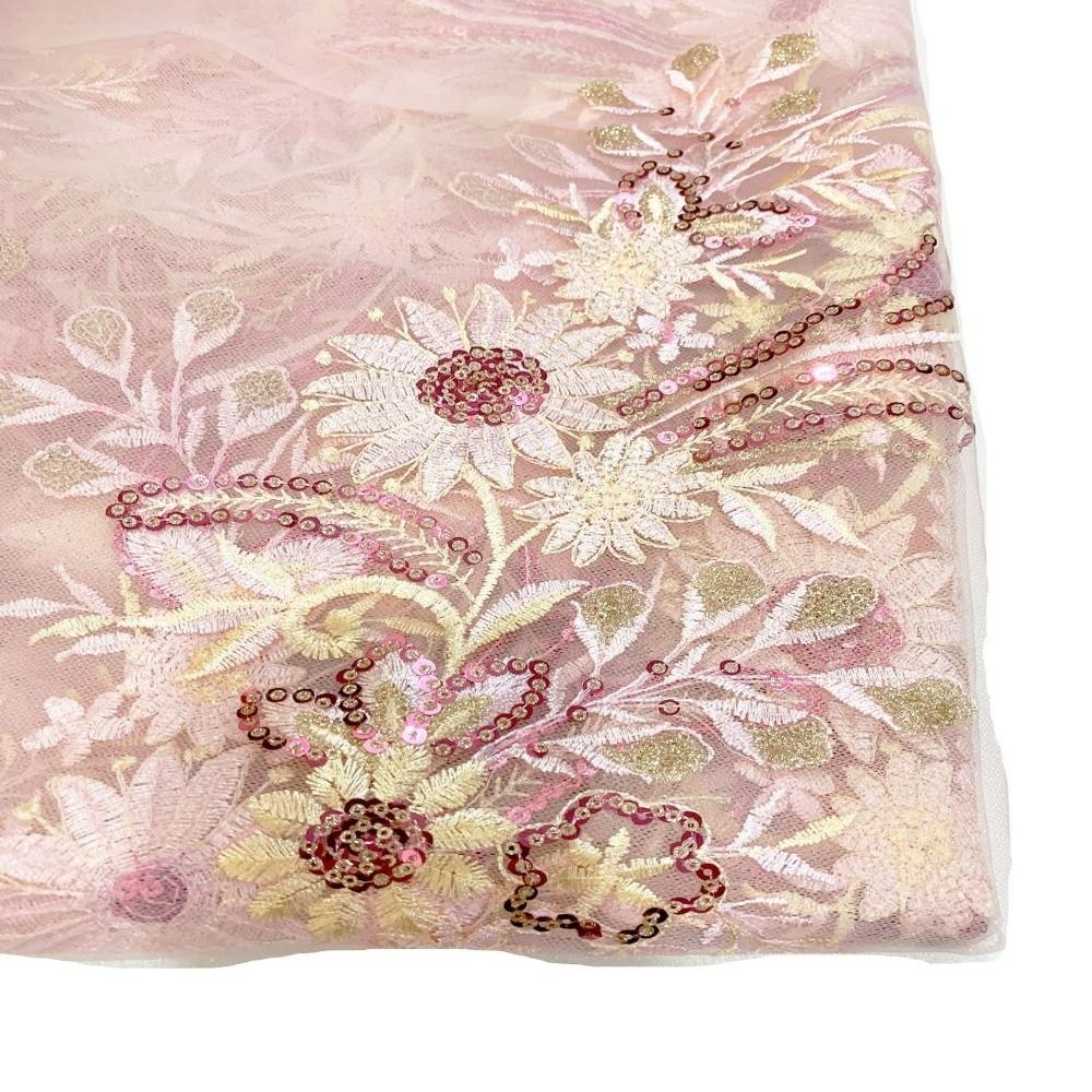 Sequin Embroidery Flower Lace Patch Exquisite Clothing Decoration Patch Costume Design