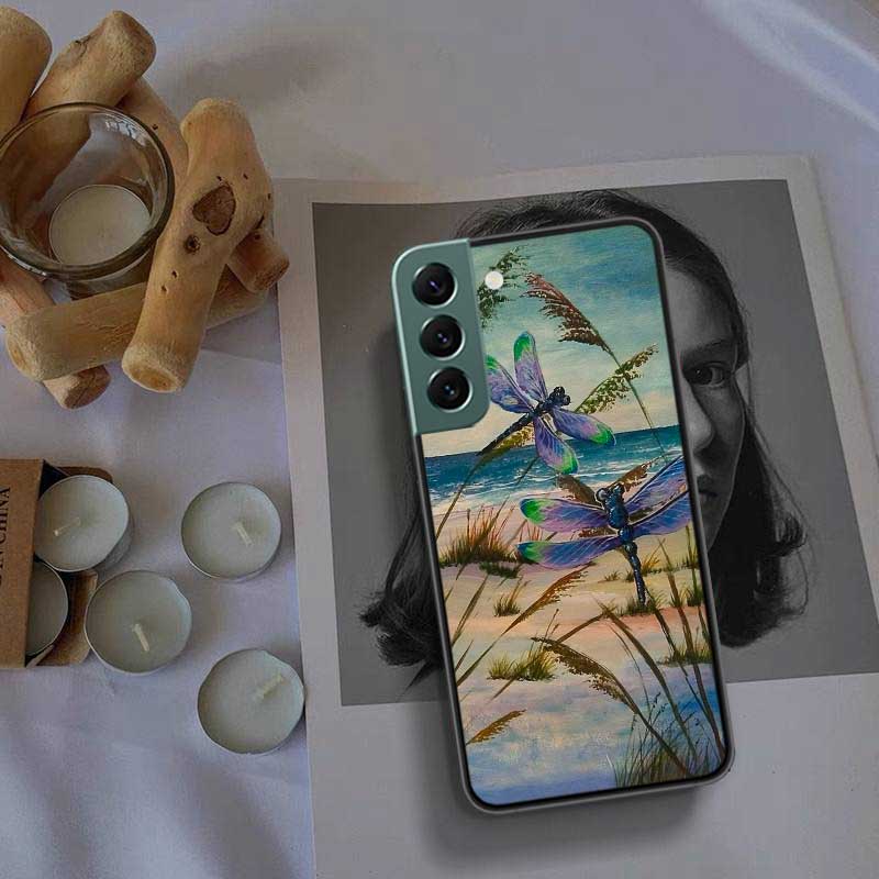 Dragonfly Phone Case For Galaxy A55 A35 A25 A15 A03S A04S A05S Samsung A20E A30 A40 A50 A70 A71 A51 A41 A31 A10S A21S Cover Capa