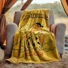 Flintstones Flannel Blanket Soft Warm All-Season Throw, Design for Camping, Car Travel, Hiking Sofa, Bed, Office Perfect Gift for Parties