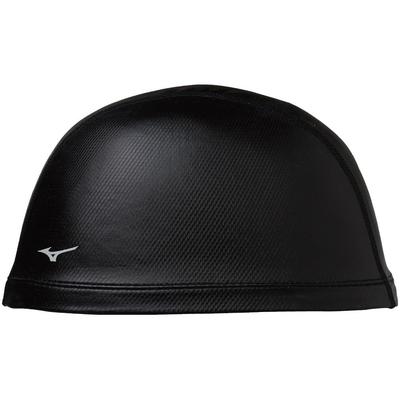 Mizuno Rekabetçi ve Fitness Kullanımı İçin Yüzme Beden F Şapka, 2 Yönlü Silikon, Unisex, N2JWB200, (50-59cm), Siyah,