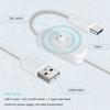 USB To Type C Switch Cable DC 5V 2A Power Supply Extension Power Wire White Black USB To Type C Button Switch Line For Lamp Fan