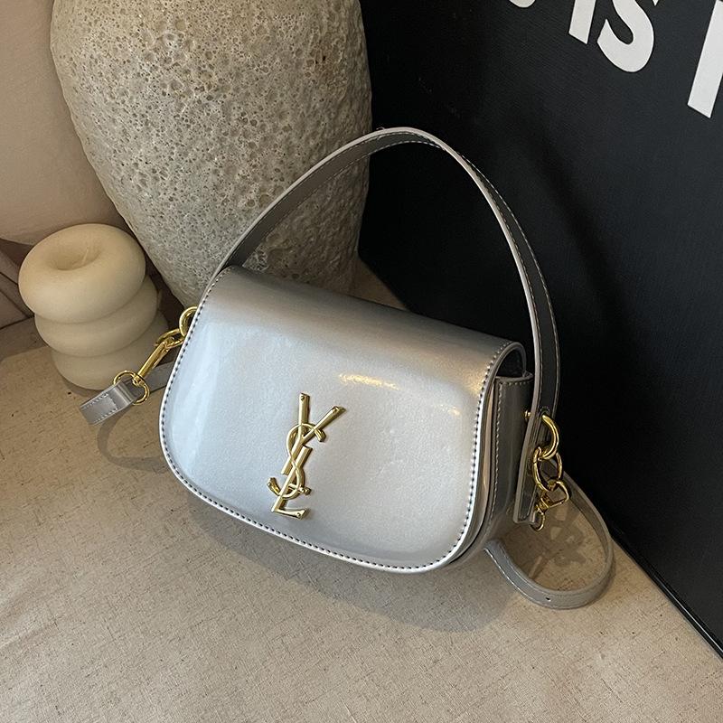 

Retro Minimalist Textured Women s Luxury Handbag - Casual Shoulder and Crossbody Bag