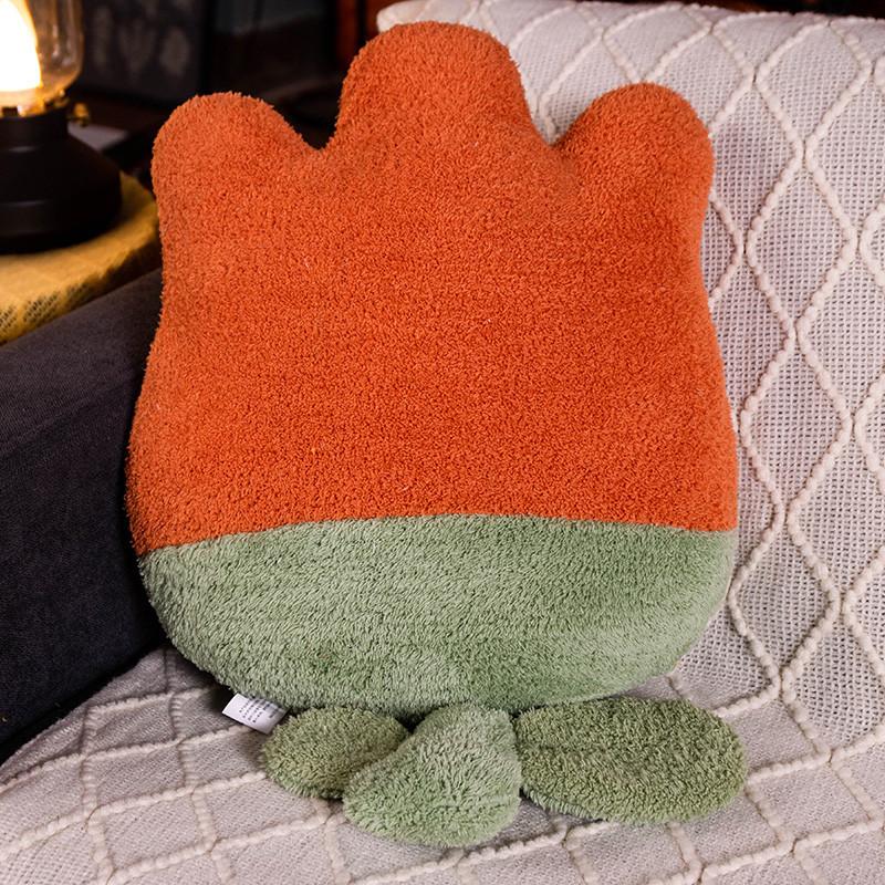 

Tulip Flower Pillow Plush Toy Sunflower Doll Sofa Pillow Cushion Office Chair Cushion Waist Pad 50 * 33Cm color matching tulip (0.4kg)