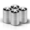 4Pcs Car Tire Valve Stems Cap Aluminum Wheel Stem Air Caps For Peugeot 108 106 406 407 408 206 207 208 306 307 308 508 2008 3008