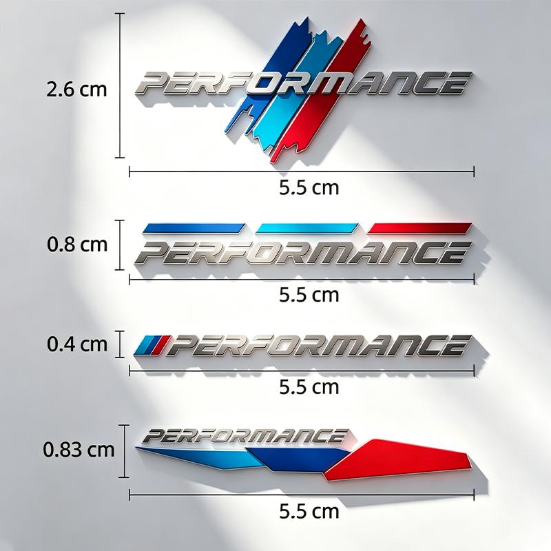 Metal Emblem Sticker Performance Car Decoration For BMW G42 G26 G60 G70 U11 G05 G20 G30 G01 G02 F40 F30 G32 G29 G08 G16 G14 F44 F222