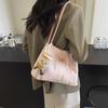 Koreanische High-End-Tasche Damen Neue Mode Gestreifte Bucket Bag Lässig Vielseitig Achsel-Schulter-Tragetasche