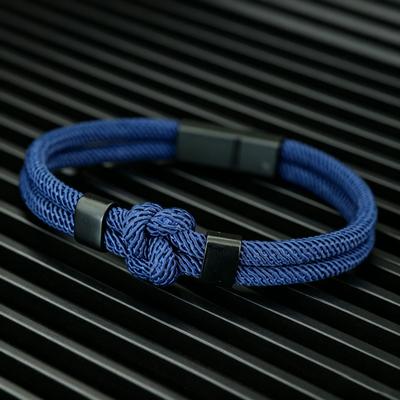 Men Bracelet With Unique True Love Knot Multi Colors And Sizes Optional Premium Selected 4mm Cord Braslet Perfect Gifr For Him