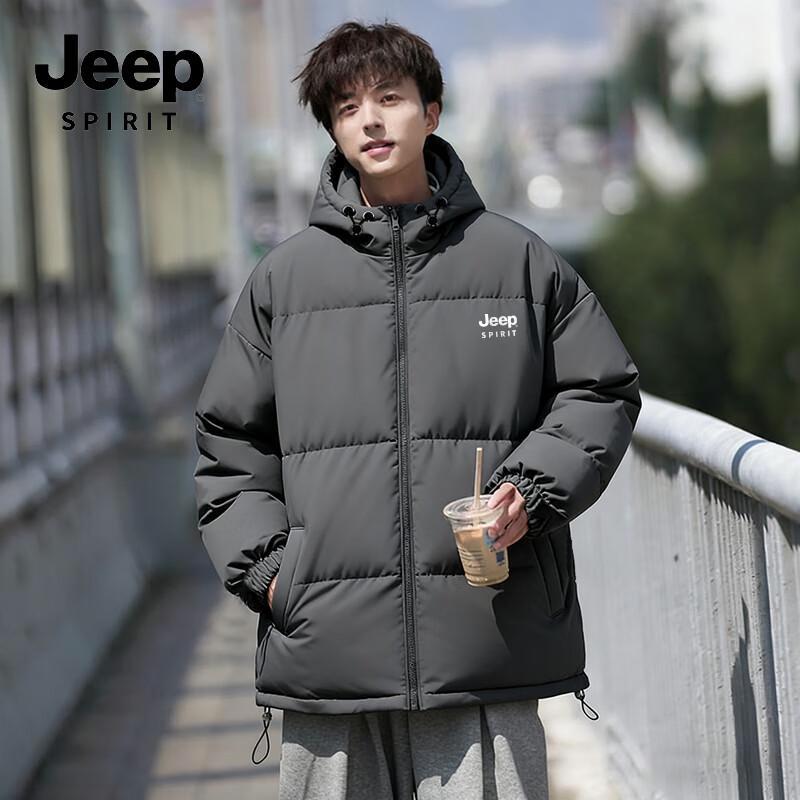JEEP SPIRIT Men's Hooded Winter Padded Jacket