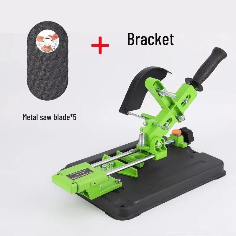 Universal Lever-Type Angle Grinder Stand & Polishing Table - Compact Cutting Machine Holder