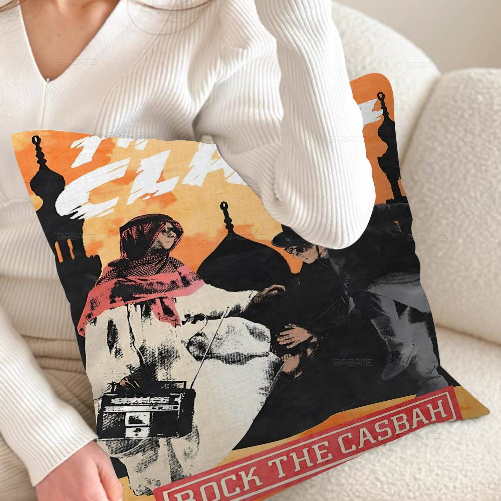 Clash The Band Whitepaper Personalized Picture Text Home Decorative Pillows Household Gifts 45x45cm