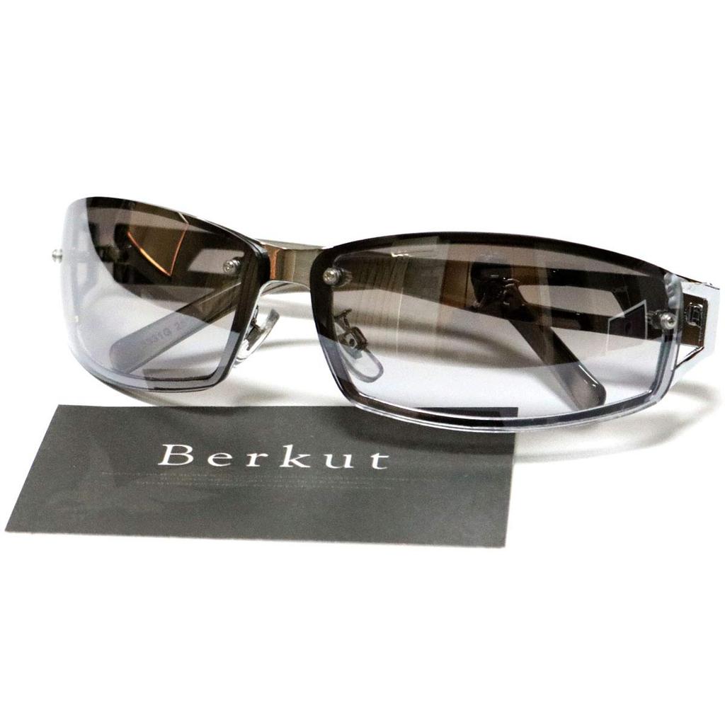 Silver X Gray Mirror Half Fashion Fashion UV Colored [Berkuto] Sunglasses, Eyeglasses, Glasses, Glasses, Men's, Women's, Round, Square, Transparent,
