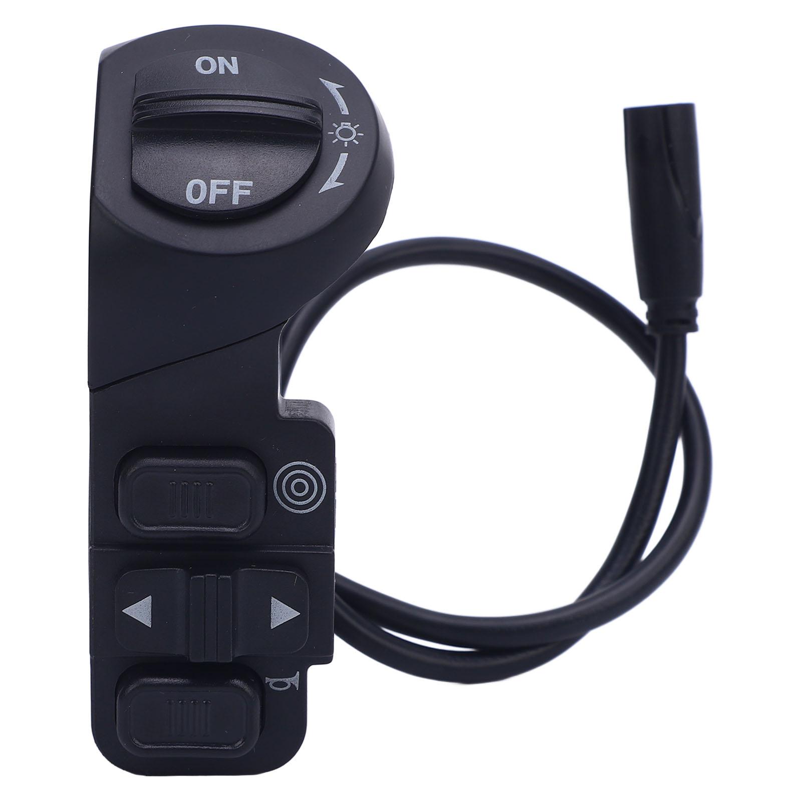 

Световой переключатель для электросамоката, крепление на руль, интегрированный переключатель света и указателей поворота для SmartGyro