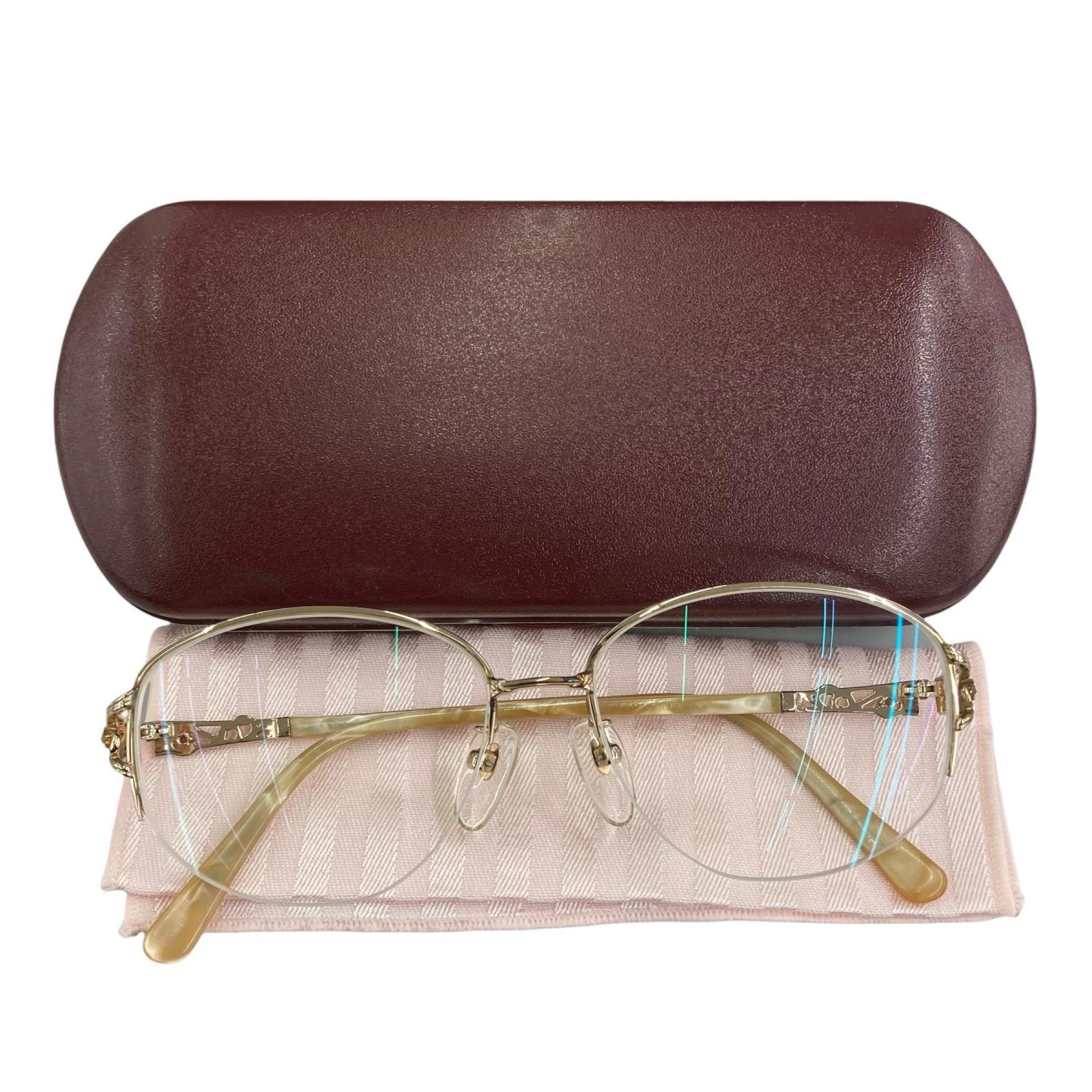 Used 186005 Current condition FENDI prescription glasses beige ladies