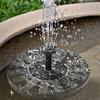 1W Floating Solar Powered Water Fountain Pump Lift 35-50CM Free Standing Floating Birdbath Water Pumps for Water Feature Outdoor