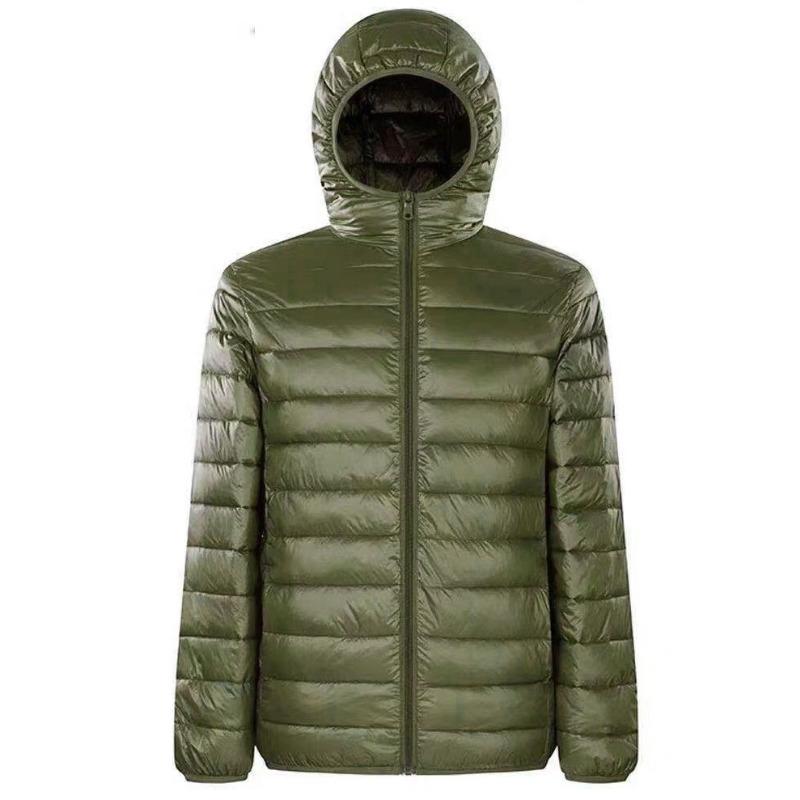 

Autumn and Winter New Men s Solid Color Simple Fashion Hooded Cotton Clothes 5XL