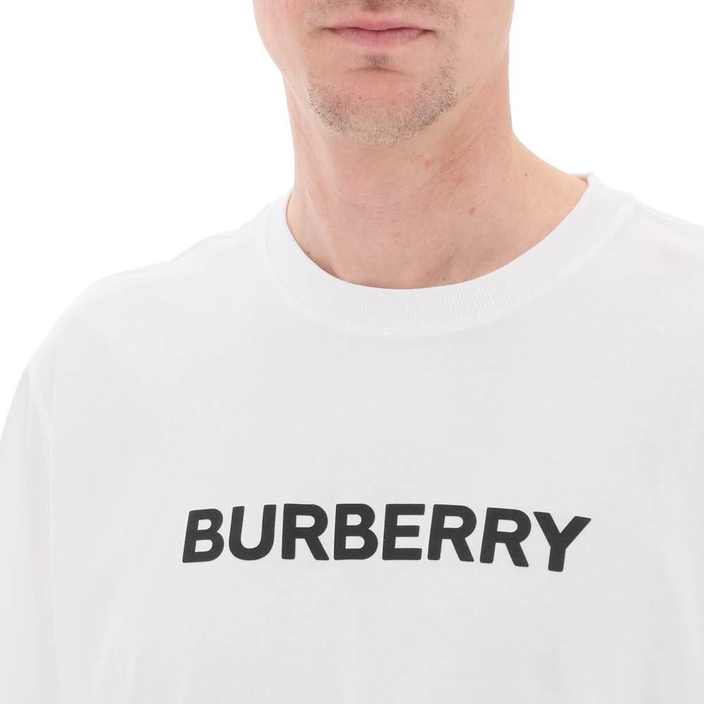 Burberry Logo Printed Crewneck T Shirt 80842341