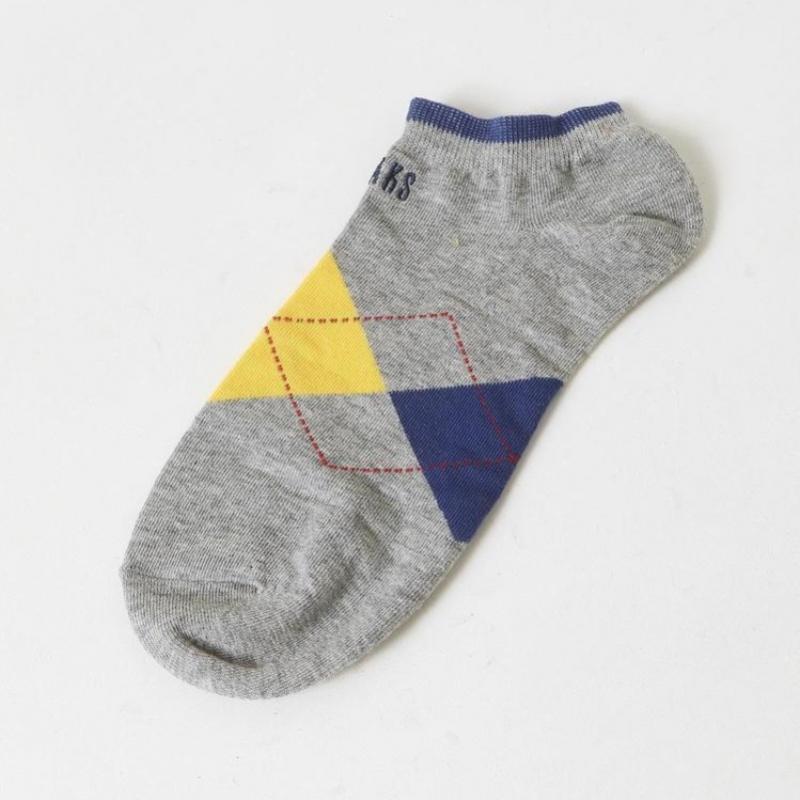 Daks Ankle 4 Pair Set Cotton Blend Check Color Mix Dbss5f901bk