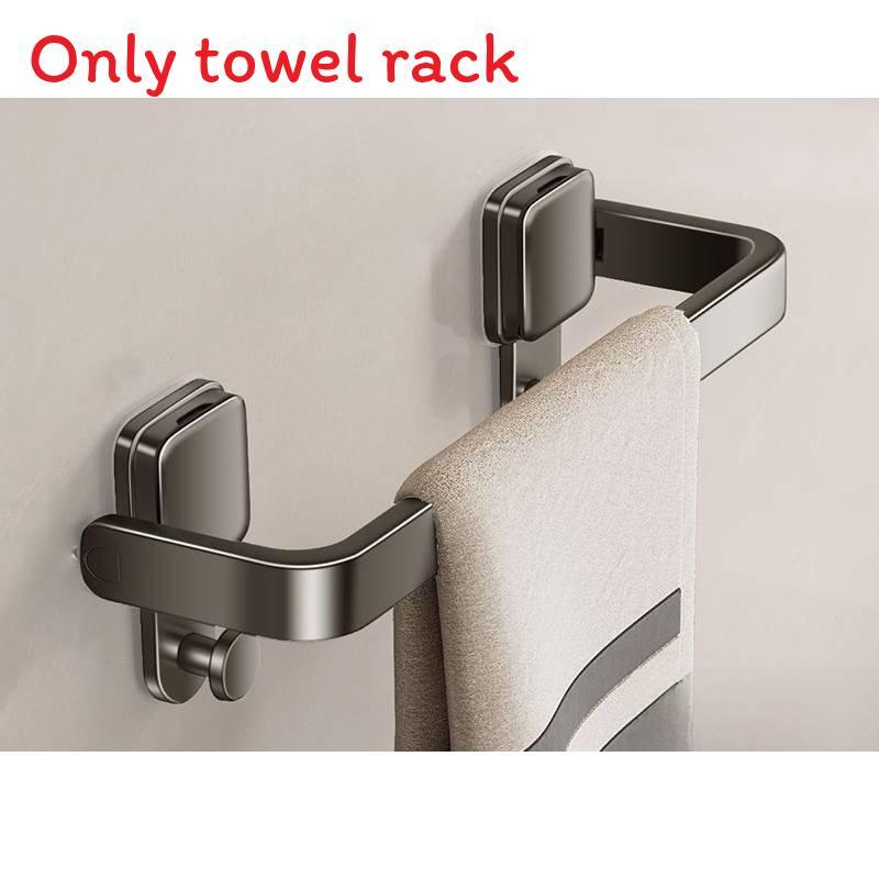 Portasciugamani Pieghevole Minimalista Moderno con Ventose per Bagno e Cucina